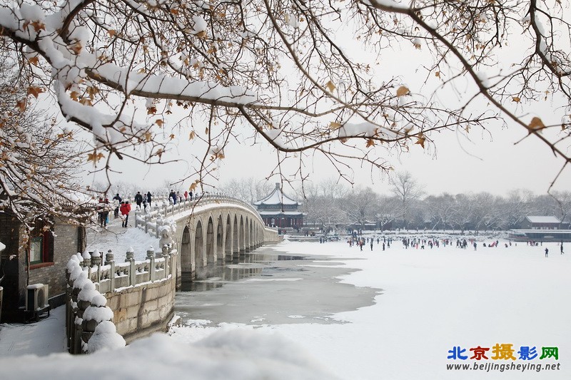 2011年2月13日北京海淀区颐和园雪景 十七孔桥_27.jpg