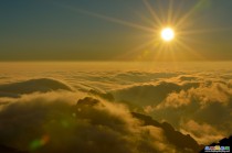 黄山的日出与落日