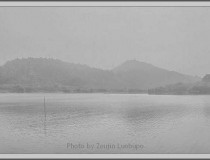 黑白风景 06 湖上的风景