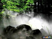 北京植物园樱桃沟《雾景》